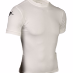white karate rashguard
