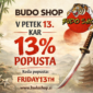 budo shop petek 13 popust