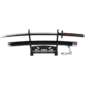 črn mini katana tanjiro meč odpirač pisem s stojalom