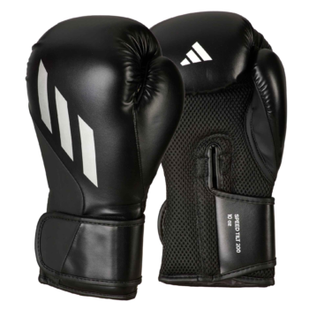 boxing gloves adidas speed 200 tilt black/silver 2