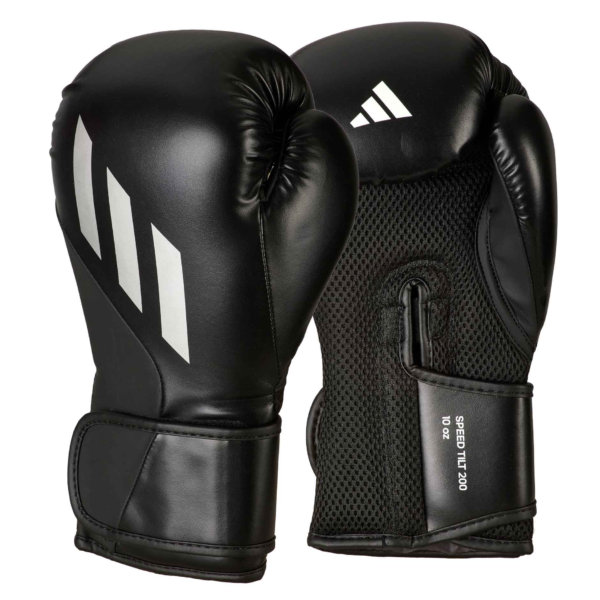 boxing gloves adidas speed 200 tilt black/silver 2