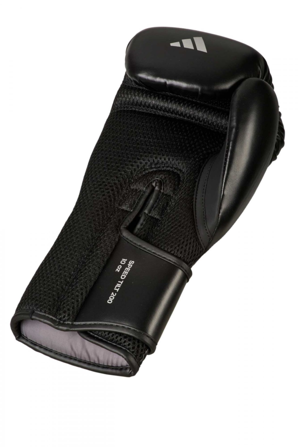 boxing gloves adidas speed 200 tilt black/silver 4