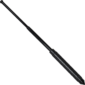 50 cm black telescopic stick with glass breaker