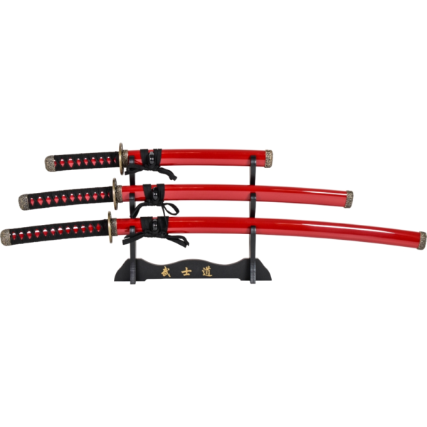 rdeč katana set red