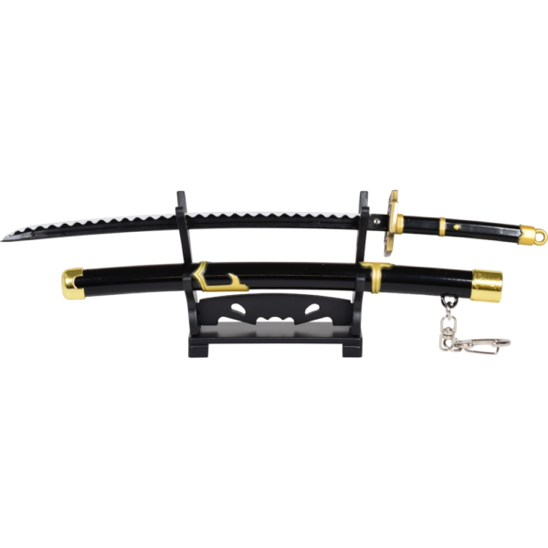 mini katana yubashiri sword letter opener with stand