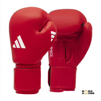 world boxing adidas gloves red