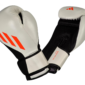 boksarske rokavice adidas speed 200 tilt white/orange belo/oranžne