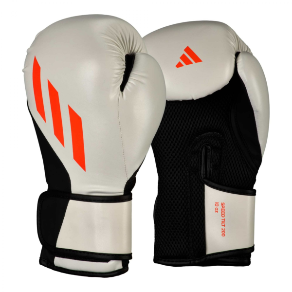 boksarske rokavice adidas speed 200 tilt white/orange belo/oranžne 2