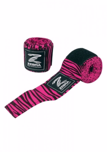 Boksarski povoji za dlani - bandaže ''ZEBRA PINK''
