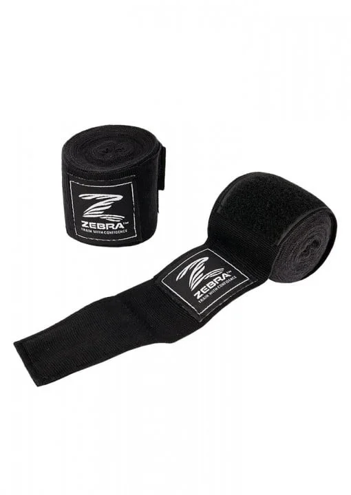 Boksarski povoji za dlani - bandaže ''ZEBRA BLACK'' - NOVO!!!