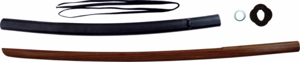wooden practice bokken with saya scabbard Lesen vadbeni meč z nožnico ''Bokken DAITO SAYA''