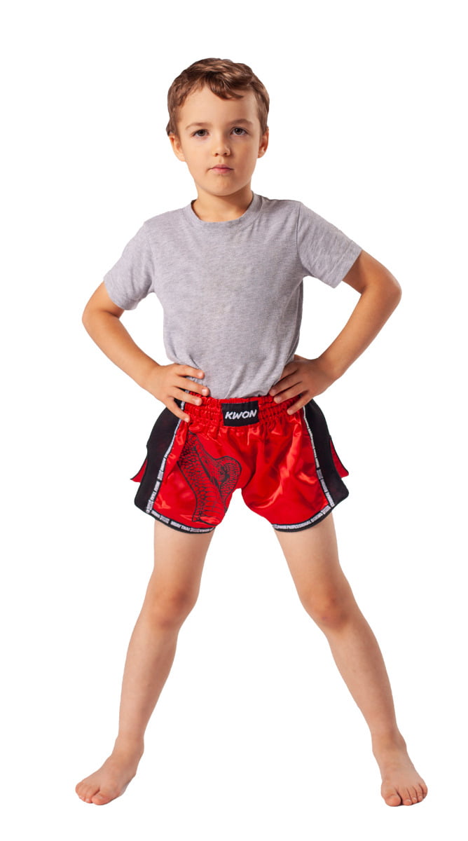 kids muay thai training shorts3