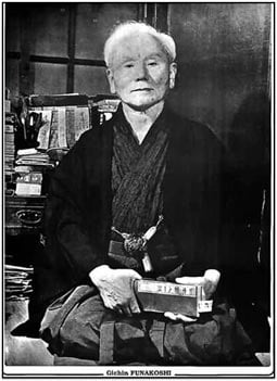 Karate poster ''FUNAKOSHI''