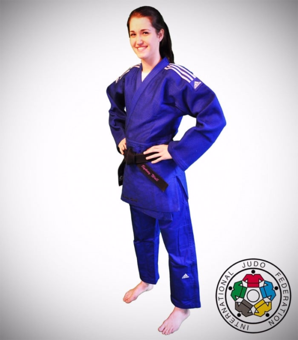 Modro Judo Gi (Kimono) ''Adidas J730 CHAMPION IJF BLUE''