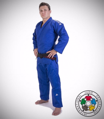 Modro Judo Gi (Kimono) ''Adidas J730 CHAMPION IJF BLUE''