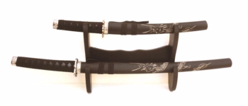Zidno stojalo za dva Katana meča