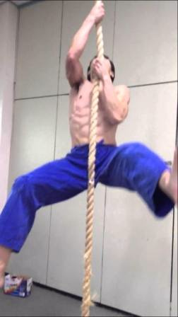 Pletena plezalna trening vrv 3,5 m