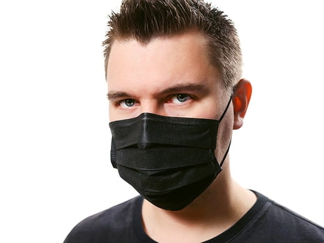 Set 10 higienskih obraznih mask ČRNE BARVE - V AKCIJI!!!