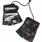 črna mini MMA rokavica zebra obesek