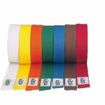 Karate / Judo / Taekwondo pas ''Obi COLOUR''
