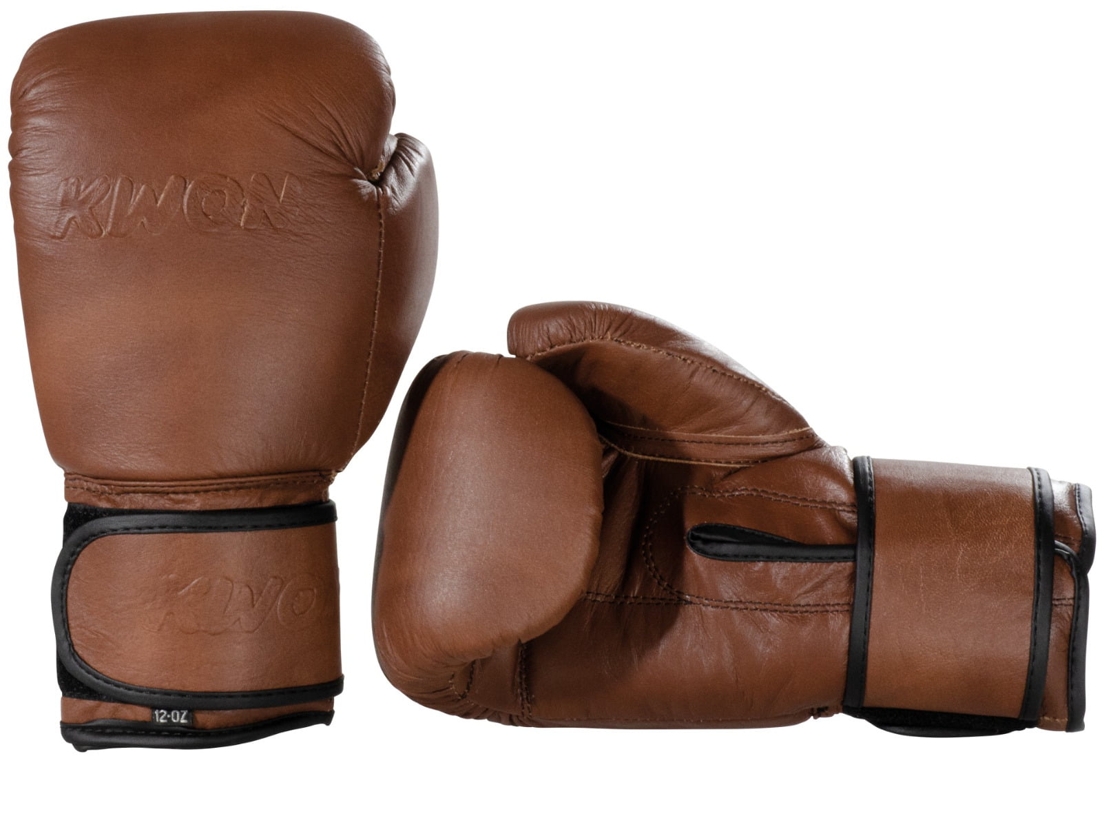 leather vintage / retro brown boxing gloves 2
