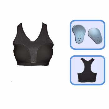 Ženski ščitnik prsi ''SPORT BLACK'' (CE)