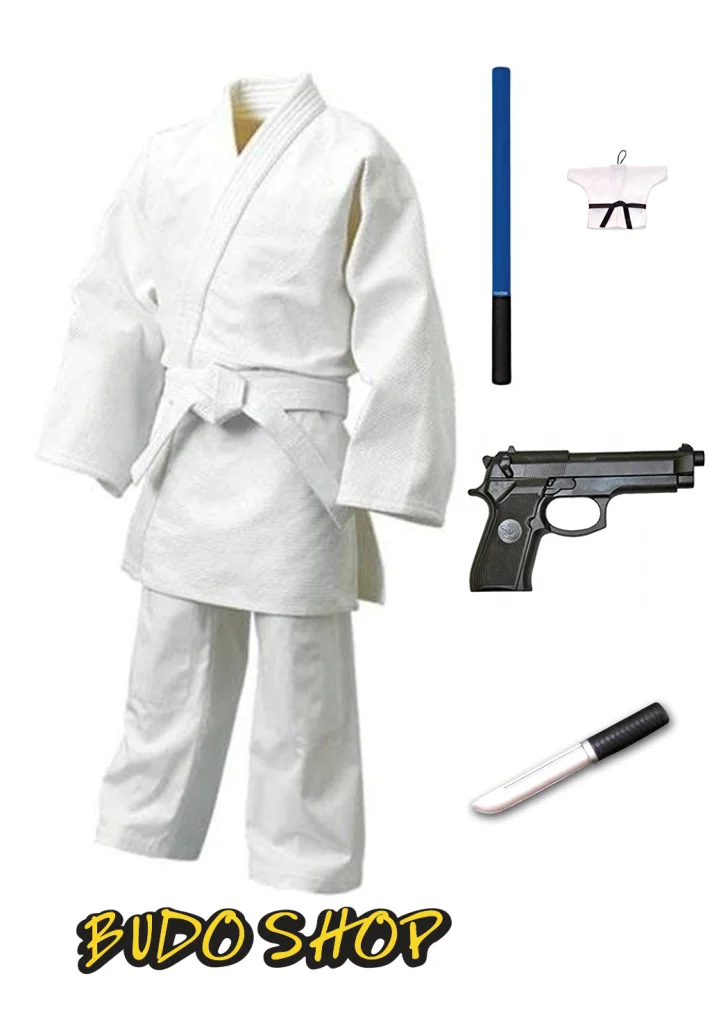 Ju-jitsu set z rekviziti