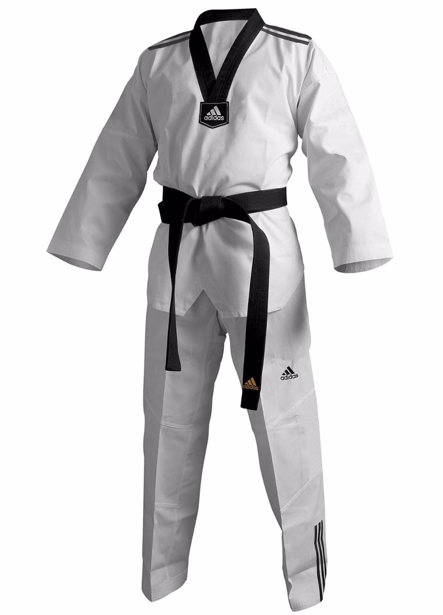Taekwondo uniforma (Dobok) ''ADI-CLUB 3/// BLACK'' - NOVO!!!